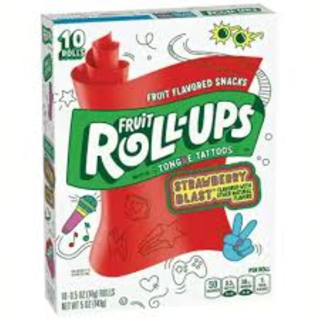 FRUIT ROLL UPS STRAWBERRY SENSATION 141G